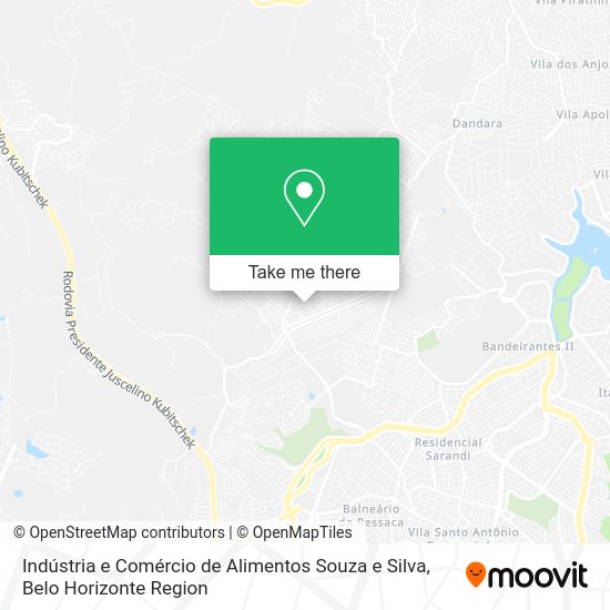 Indústria e Comércio de Alimentos Souza e Silva map
