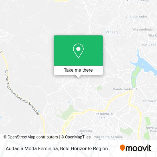 Audácia Moda Feminina map