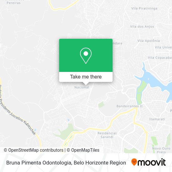 Bruna Pimenta Odontologia map