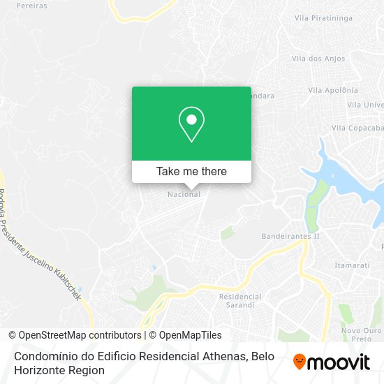 Condomínio do Edificio Residencial Athenas map