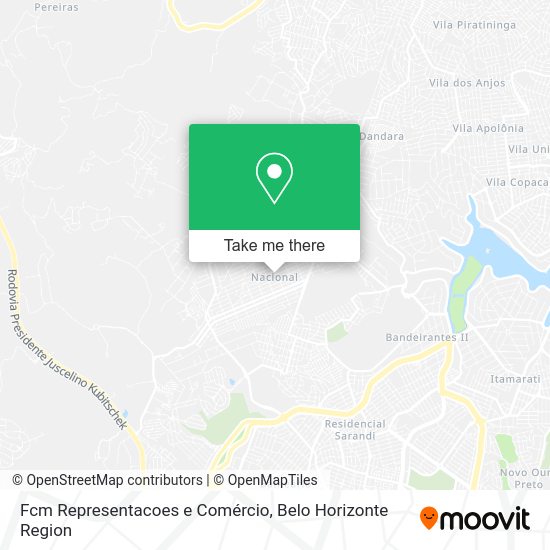 Fcm Representacoes e Comércio map