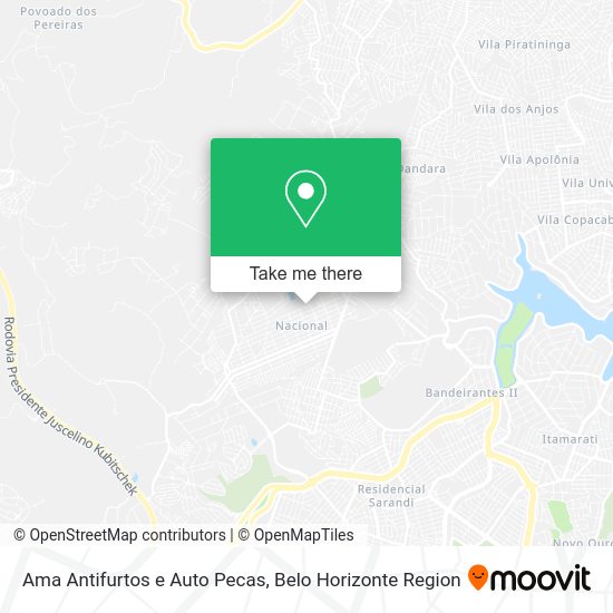 Ama Antifurtos e Auto Pecas map