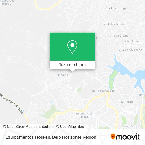 Equipamentos Hosken map