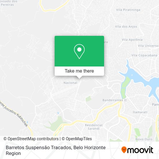 Barretos Suspensão Tracados map