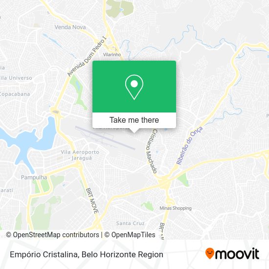Empório Cristalina map