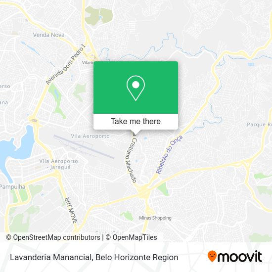 Lavanderia Manancial map