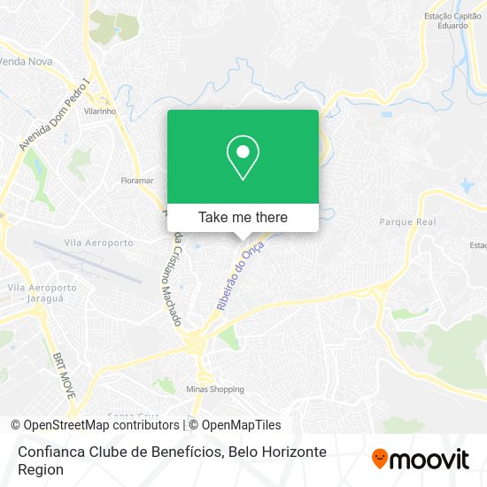 Confianca Clube de Benefícios map