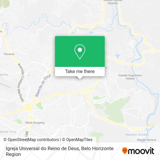 Igreja Universal do Reino de Deus map
