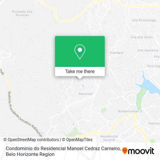Condomínio do Residencial Manoel Cedraz Carneiro map