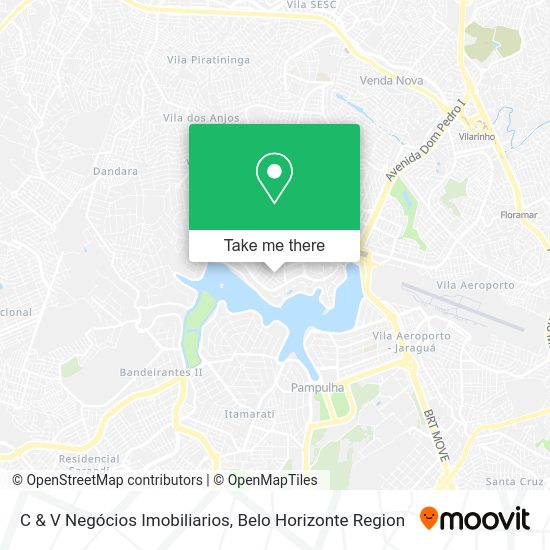 C & V Negócios Imobiliarios map