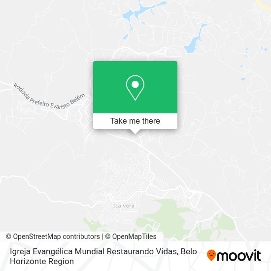 Igreja Evangélica Mundial Restaurando Vidas map