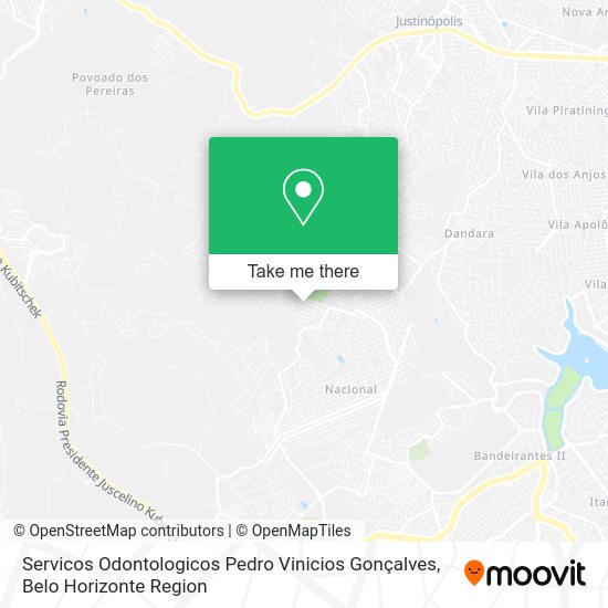 Servicos Odontologicos Pedro Vinicios Gonçalves map
