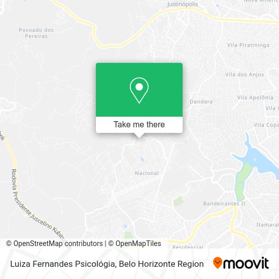 Luiza Fernandes Psicológia map