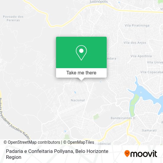 Padaria e Confeitaria Pollyana map