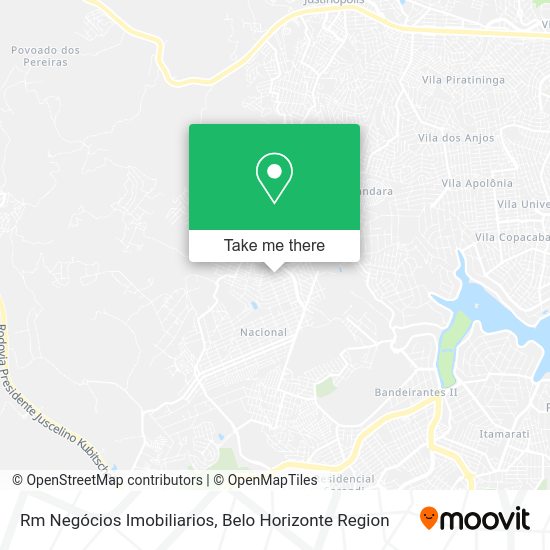 Rm Negócios Imobiliarios map