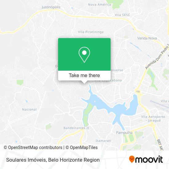 Soulares Imóveis map