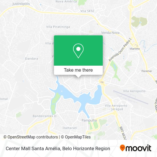 Center Mall Santa Amélia map