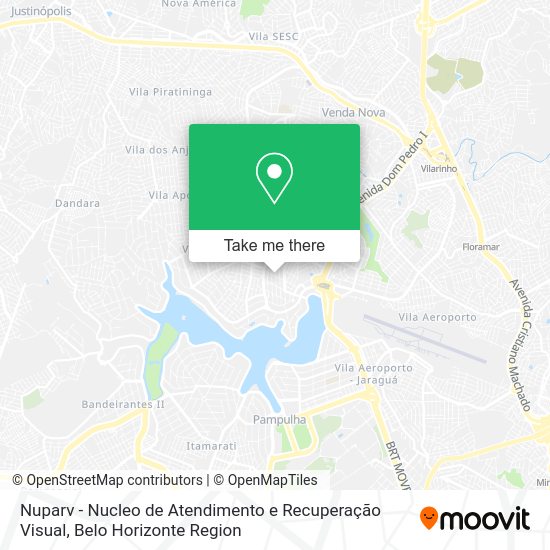 Nuparv - Nucleo de Atendimento e Recuperação Visual map