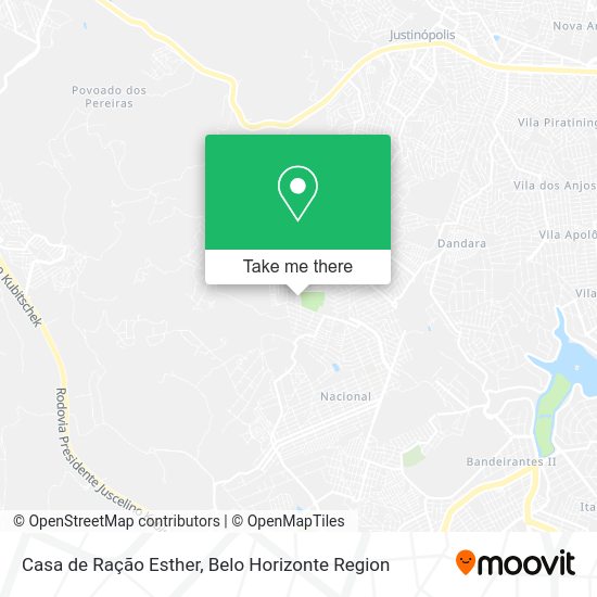 Casa de Ração Esther map