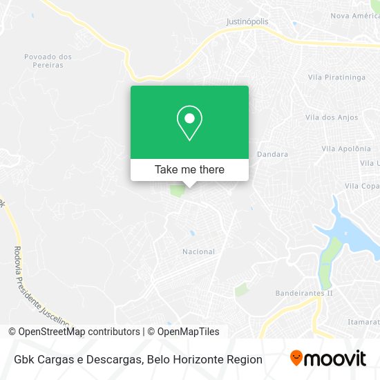 Gbk Cargas e Descargas map