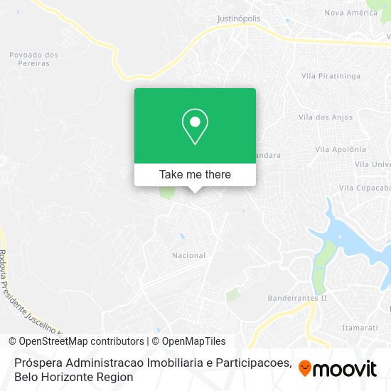 Próspera Administracao Imobiliaria e Participacoes map