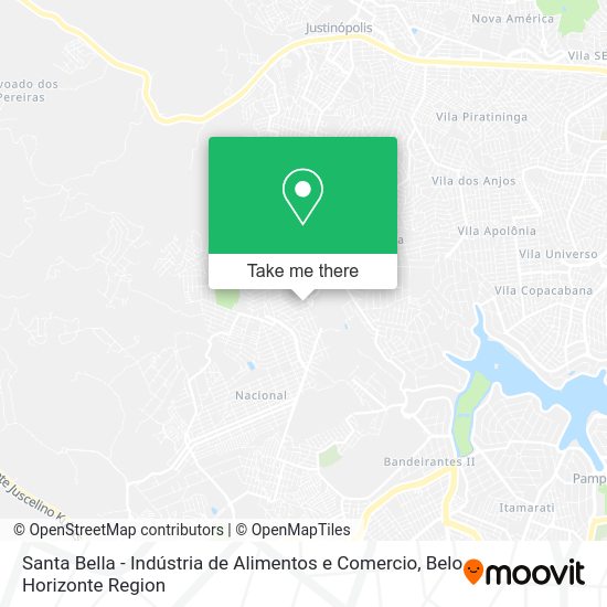 Santa Bella - Indústria de Alimentos e Comercio map