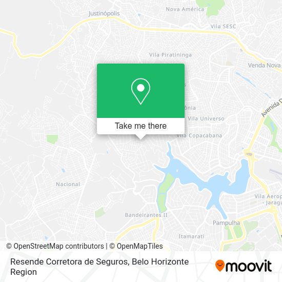 Resende Corretora de Seguros map