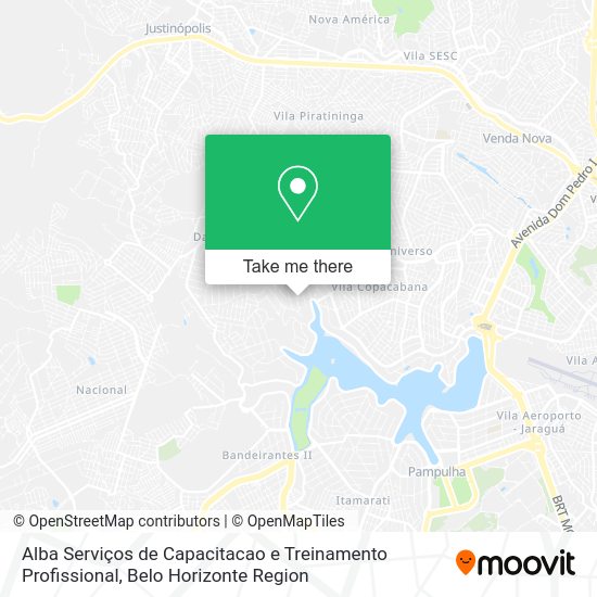 Alba Serviços de Capacitacao e Treinamento Profissional map