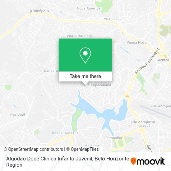 Algodao Doce Clínica Infanto Juvenil map