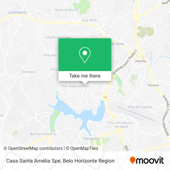 Casa Santa Amélia Spe map