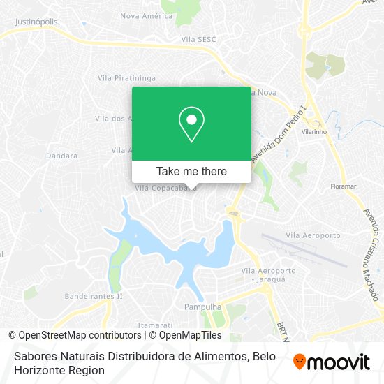 Sabores Naturais Distribuidora de Alimentos map