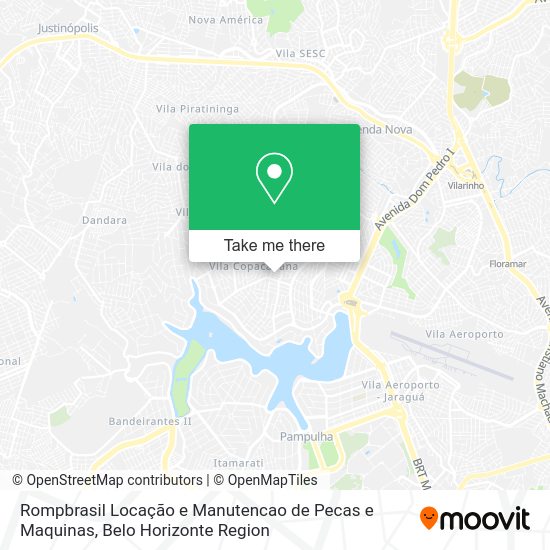 Rompbrasil Locação e Manutencao de Pecas e Maquinas map