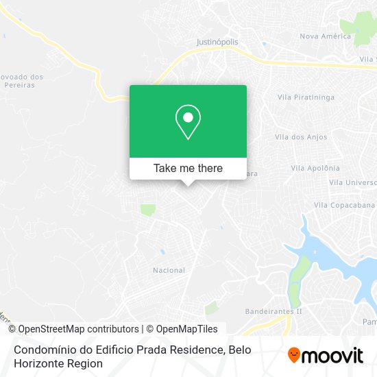 Condomínio do Edificio Prada Residence map