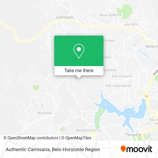 Authentic Camisaria map