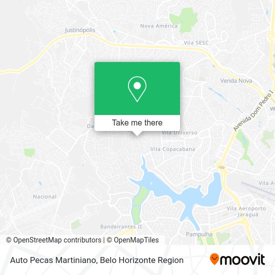Auto Pecas Martiniano map
