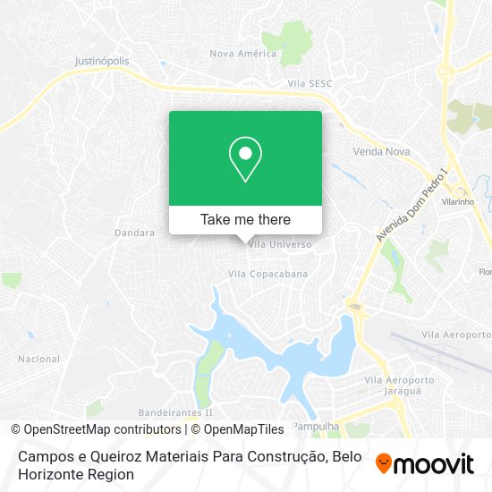 Campos e Queiroz Materiais Para Construção map