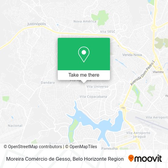 Moreira Comércio de Gesso map