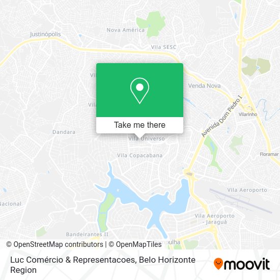 Luc Comércio & Representacoes map