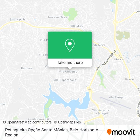 Petisqueira Opção Santa Mônica map