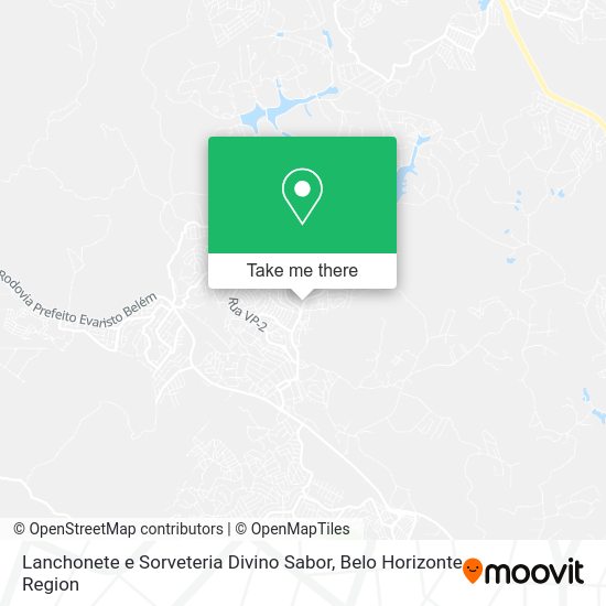 Lanchonete e Sorveteria Divino Sabor map