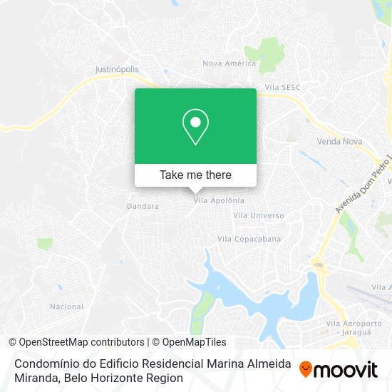 Condomínio do Edificio Residencial Marina Almeida Miranda map