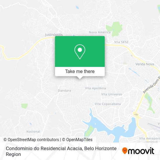 Condomínio do Residencial Acacia map