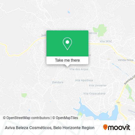 Aviva Beleza Cosméticos map