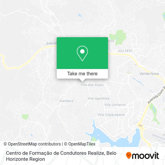 Centro de Formação de Condutores Realize map