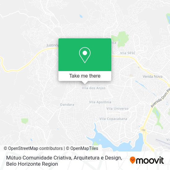 Mútuo Comunidade Criativa, Arquitetura e Design map