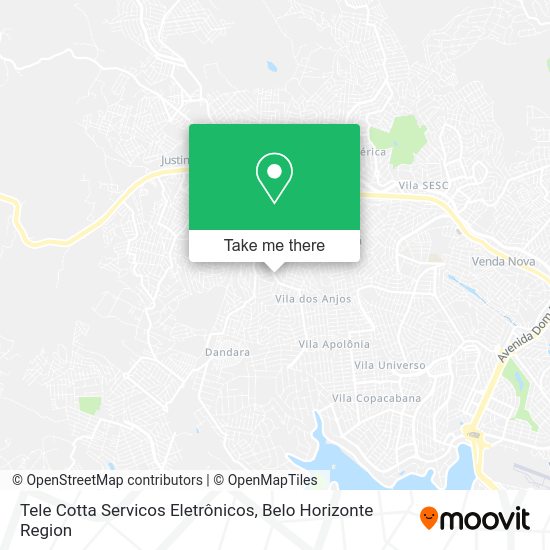 Tele Cotta Servicos Eletrônicos map