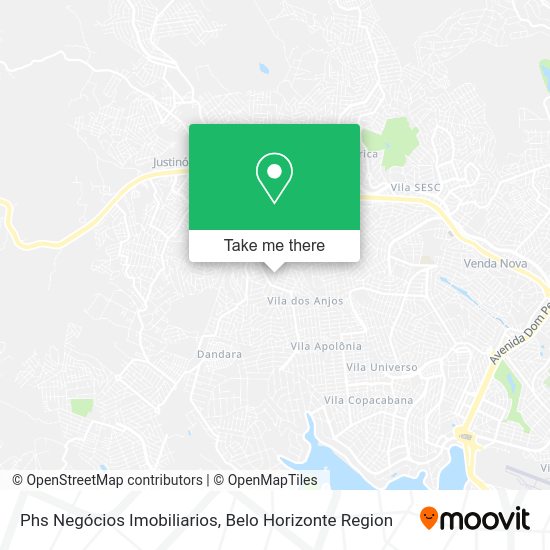 Phs Negócios Imobiliarios map