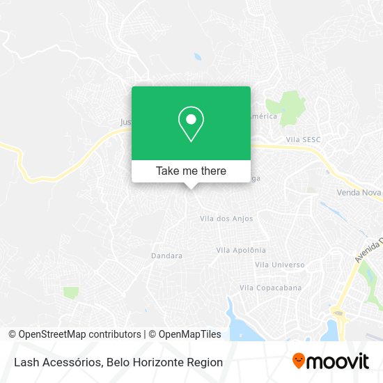 Lash Acessórios map