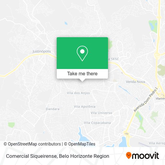 Comercial Siqueirense map