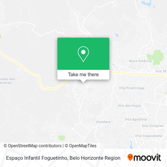 Espaço Infantil Foguetinho map